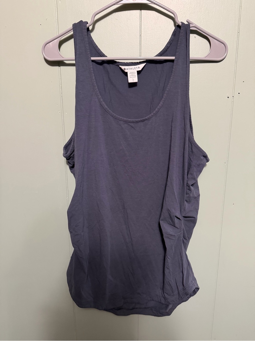 Athleta Navy Scoop Neck Racerback Tank